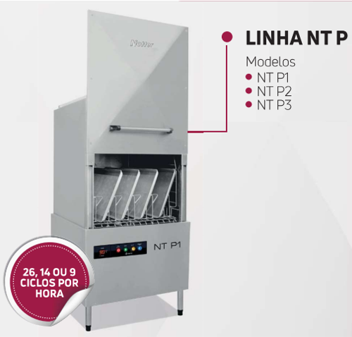 Lava Tudo - Lavadora de Utensílios -Linha NT P